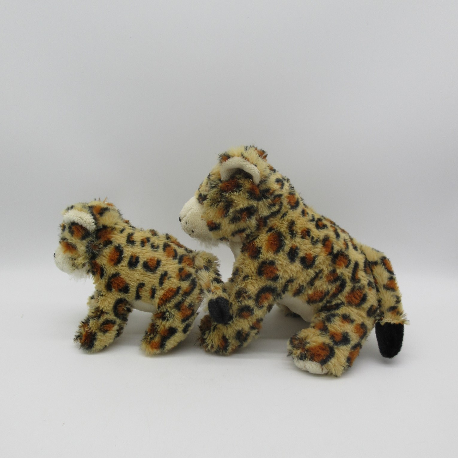 Plush Sitting Leopard