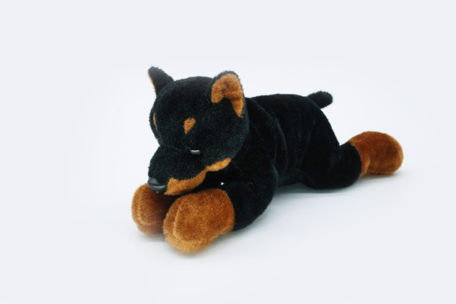 Lying Down Plush Puppy