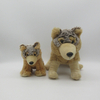 Plush Sitting Wolf