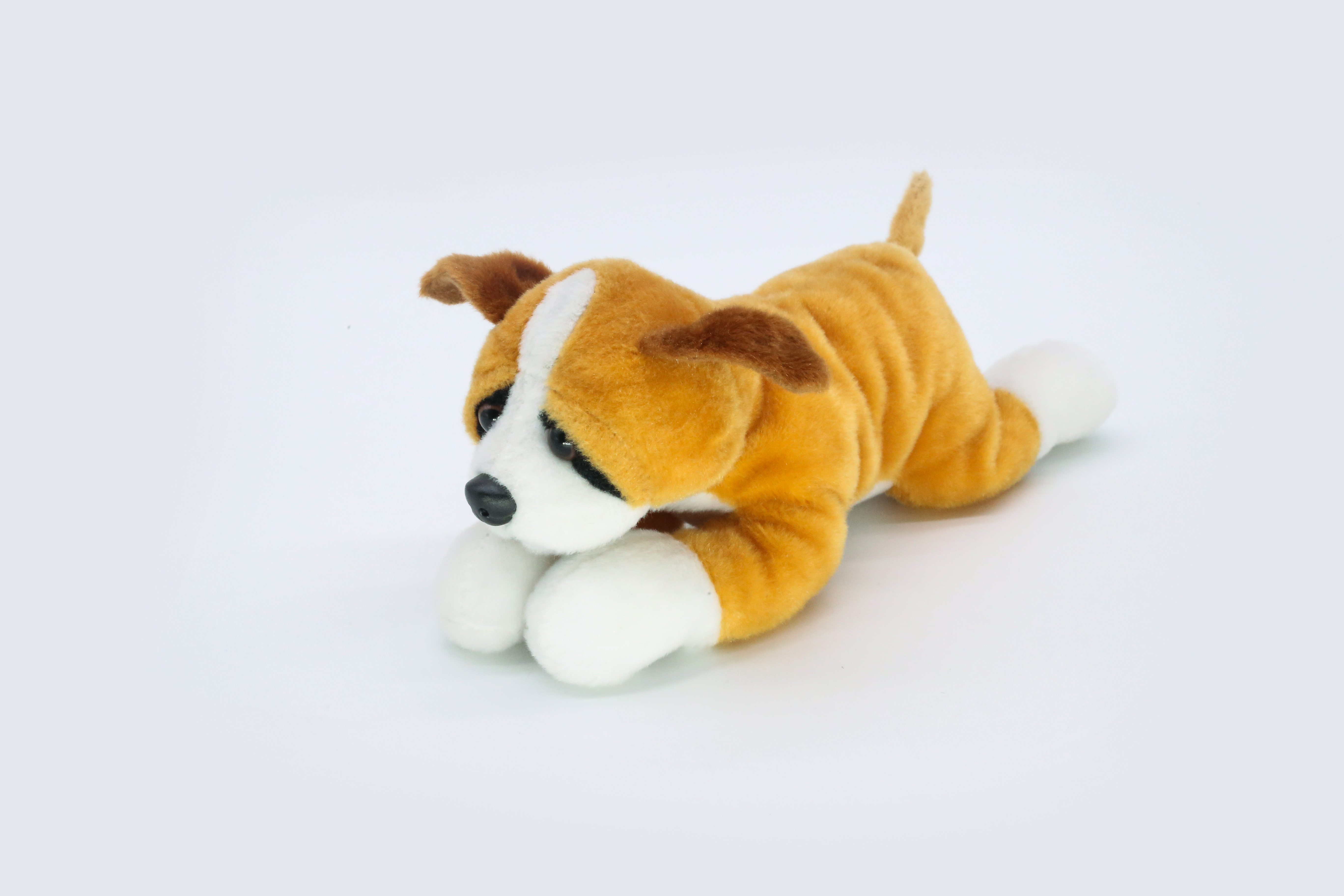 Lying Down Plush Puppy
