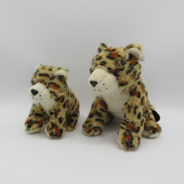 Plush Sitting Leopard