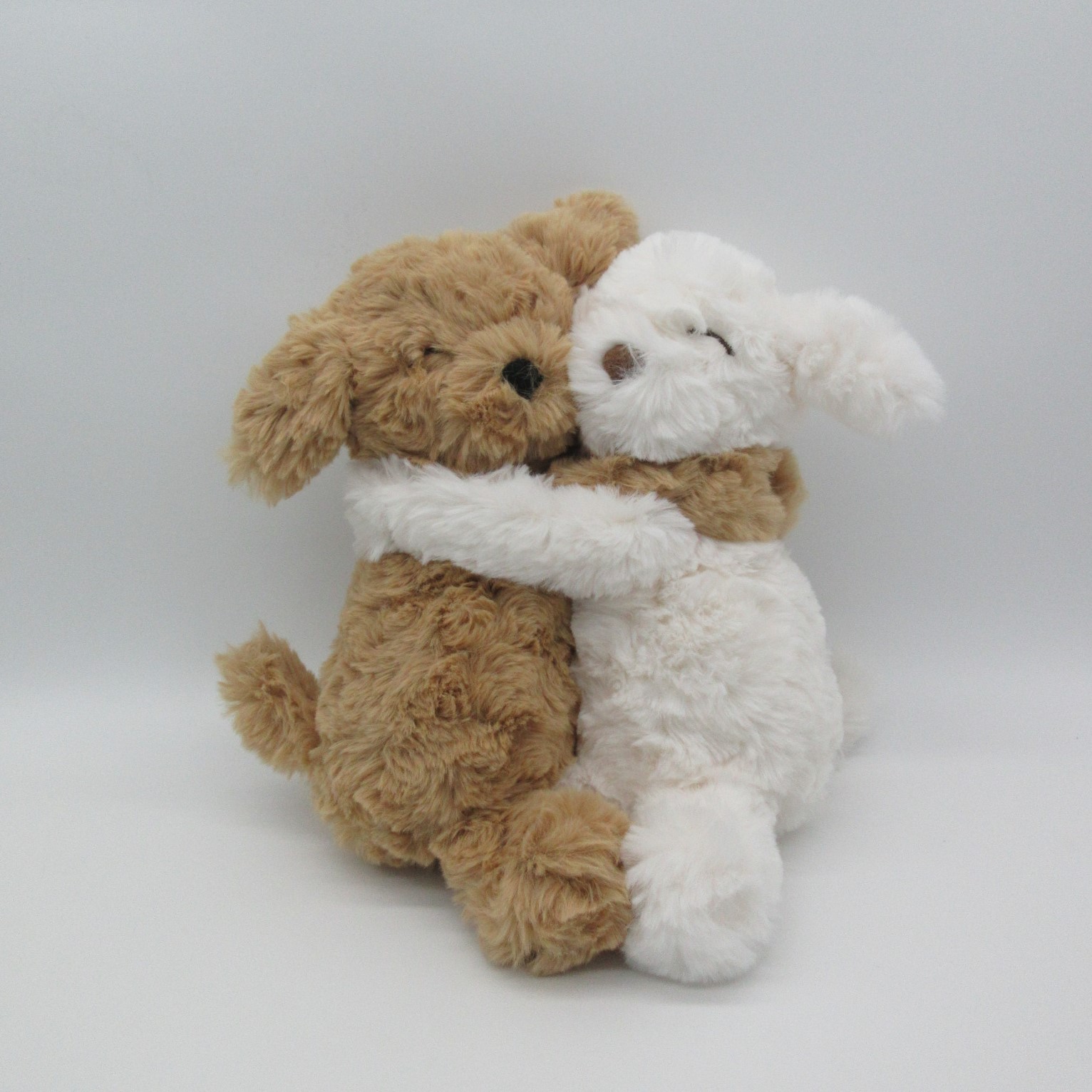 Hugging Plush Puppies with Bean Bag