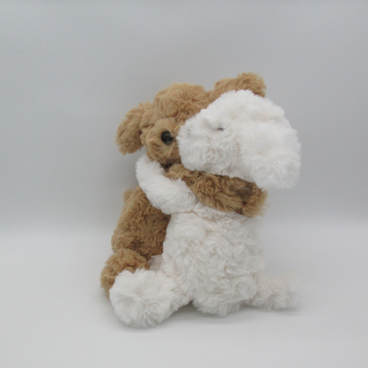 Hugging Plush Puppies with Bean Bag