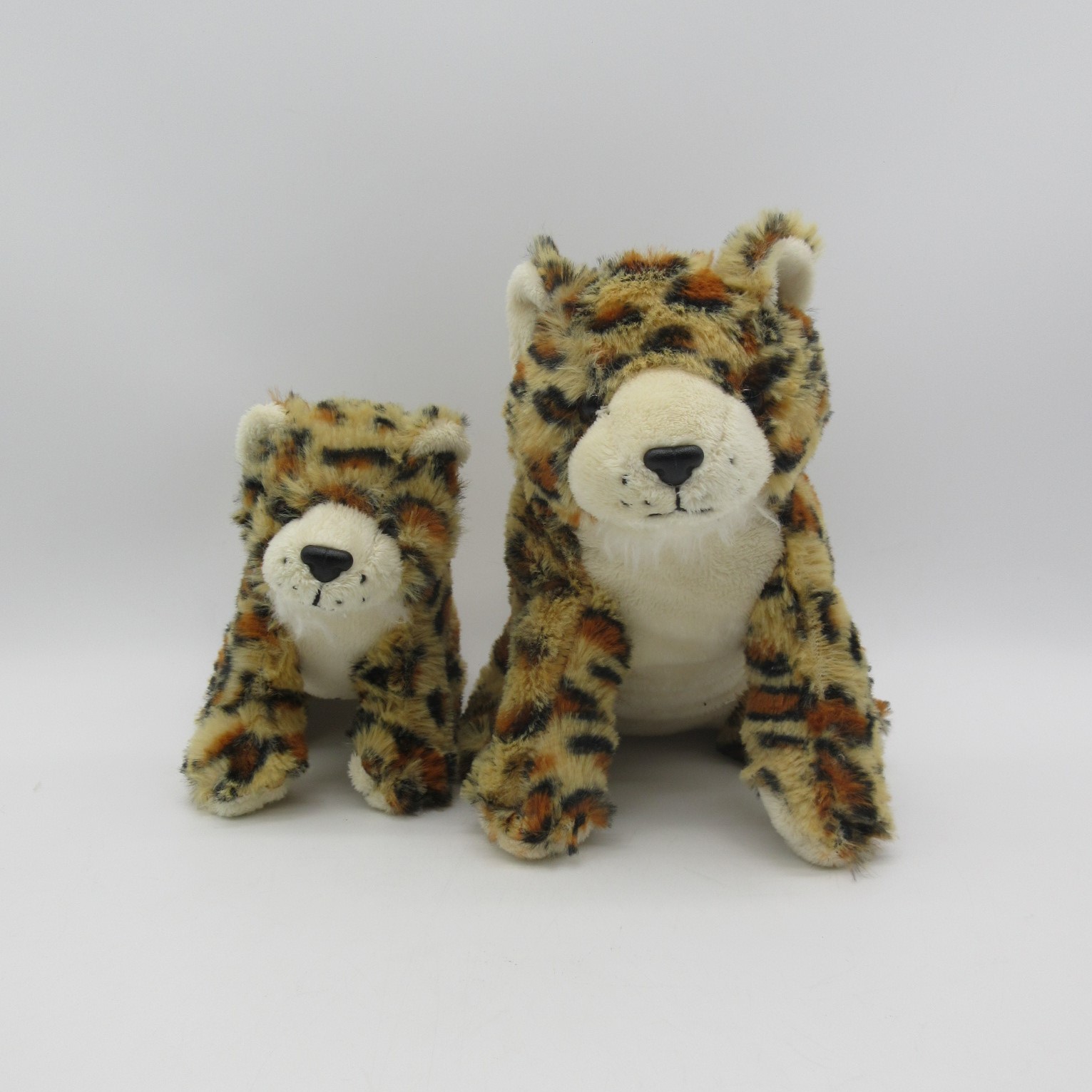 Plush Sitting Leopard