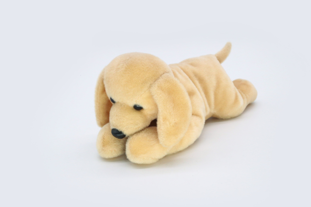 Lying Down Plush Puppy
